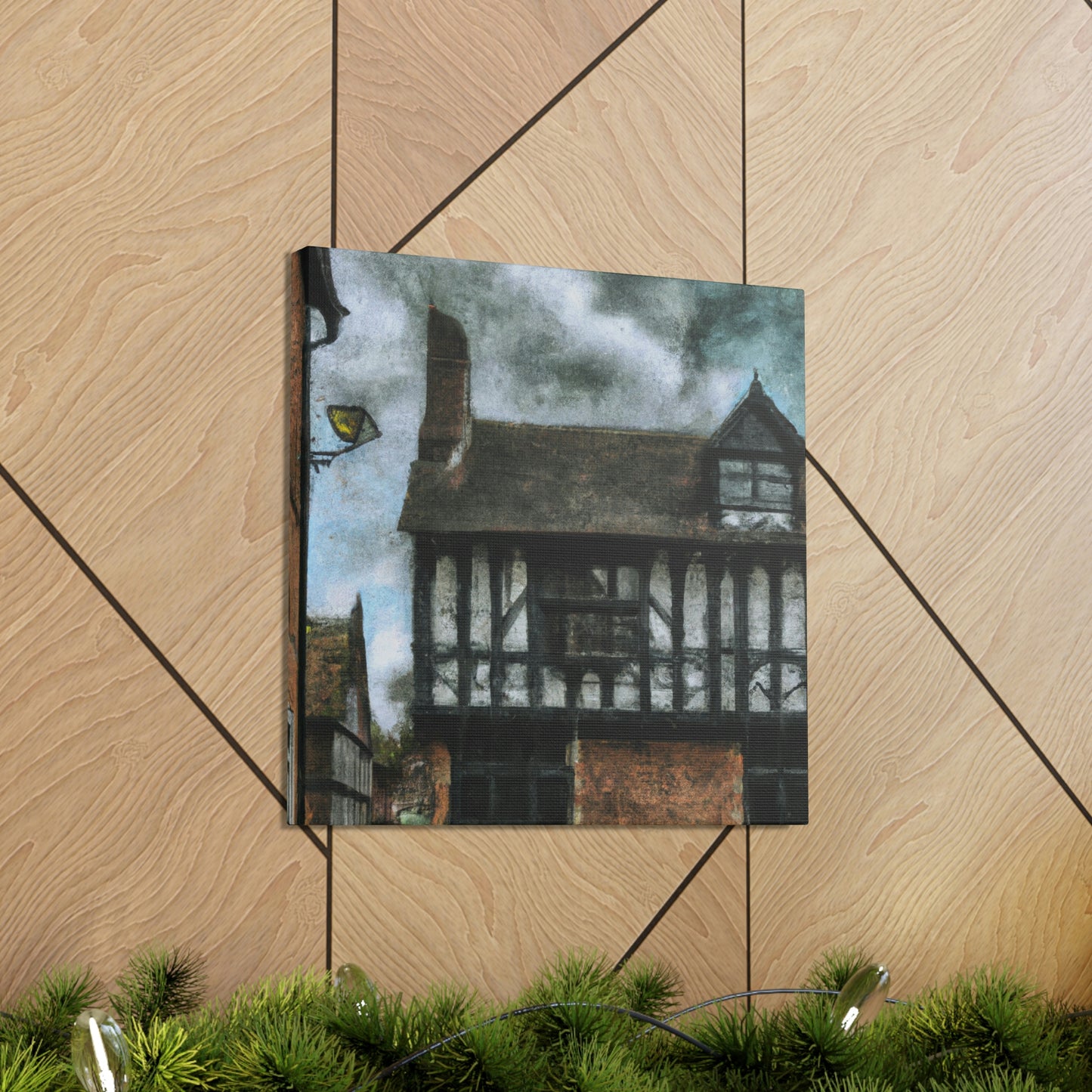 "Tudor Elegance Reborn" - Canvas