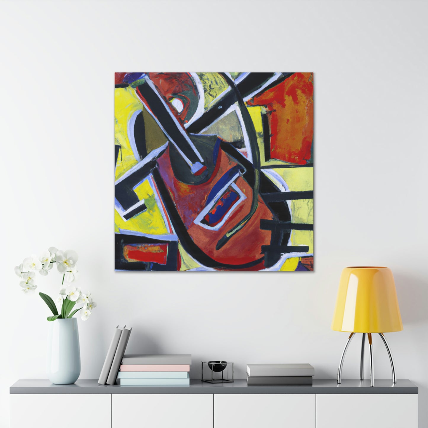 Mandolin in Expressionism - Canvas