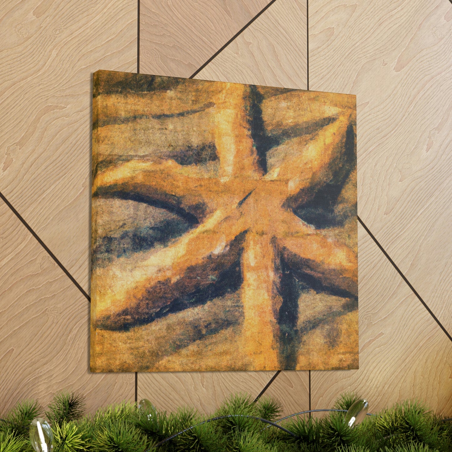 "Starfish Shimmer Shine" - Canvas