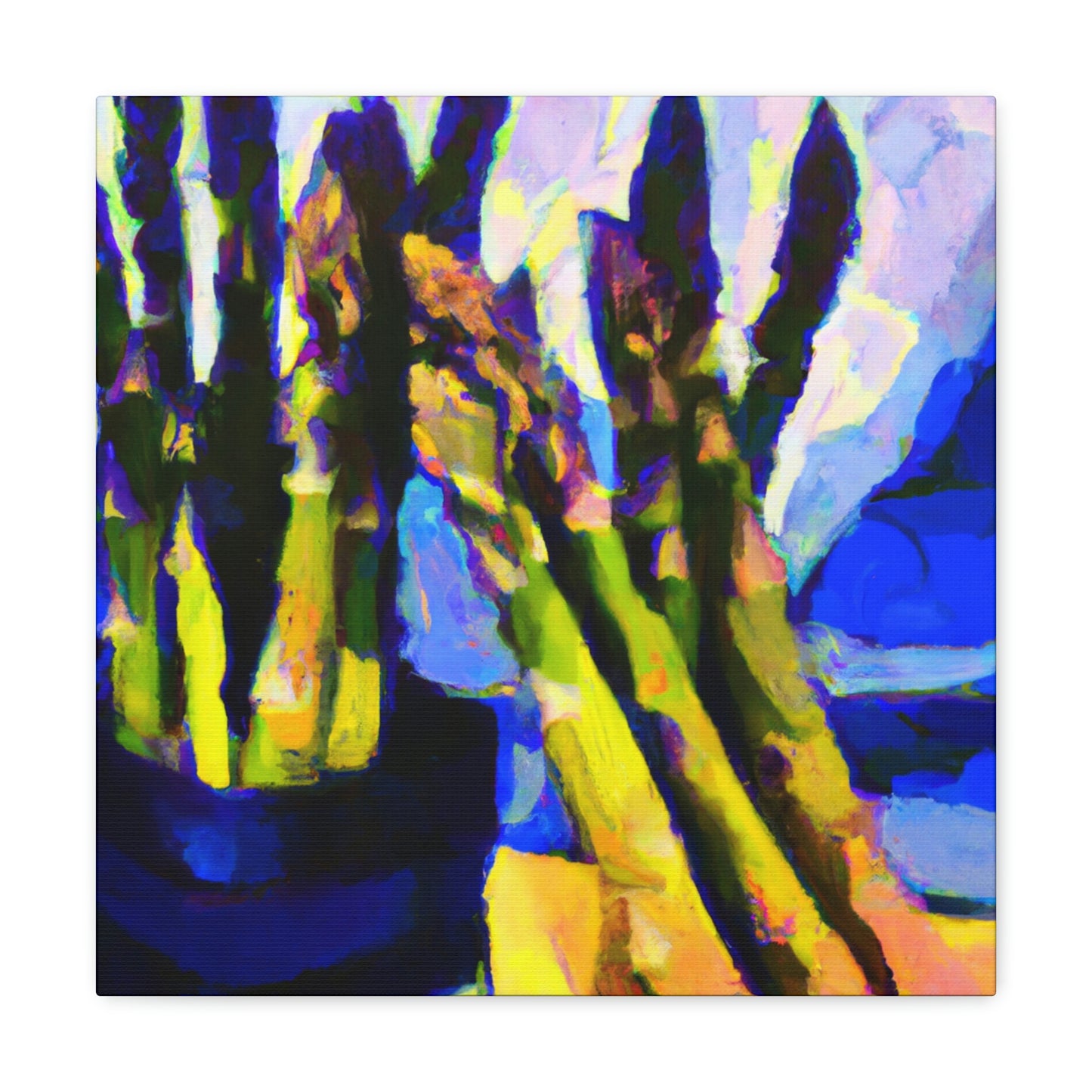 "Asparagus in Fauvism" - Canvas