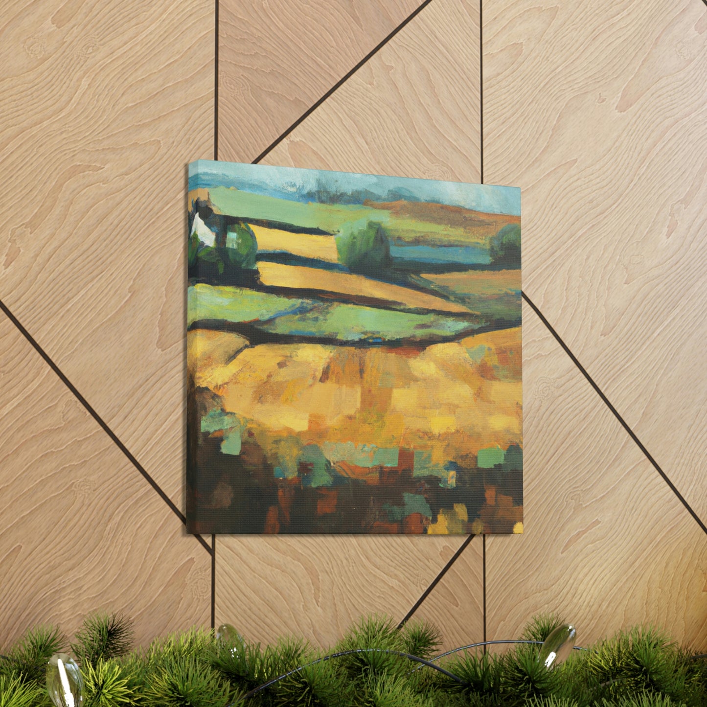 Harvesting Crop Fields - Canvas