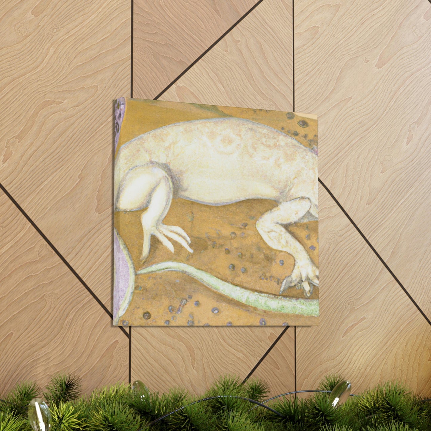 "Gila Monster Entwined" - Canvas