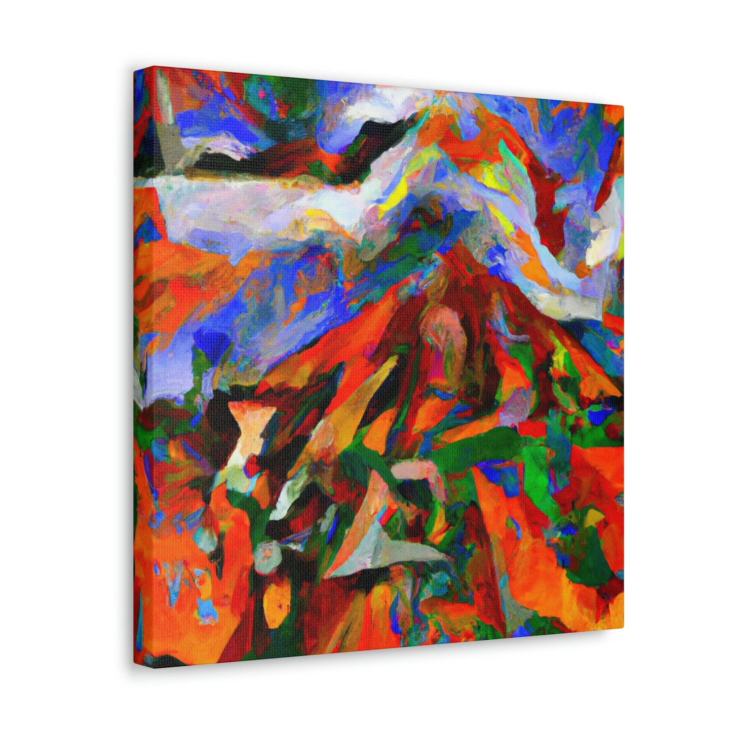 Volcano's Eruptive Glory - Canvas