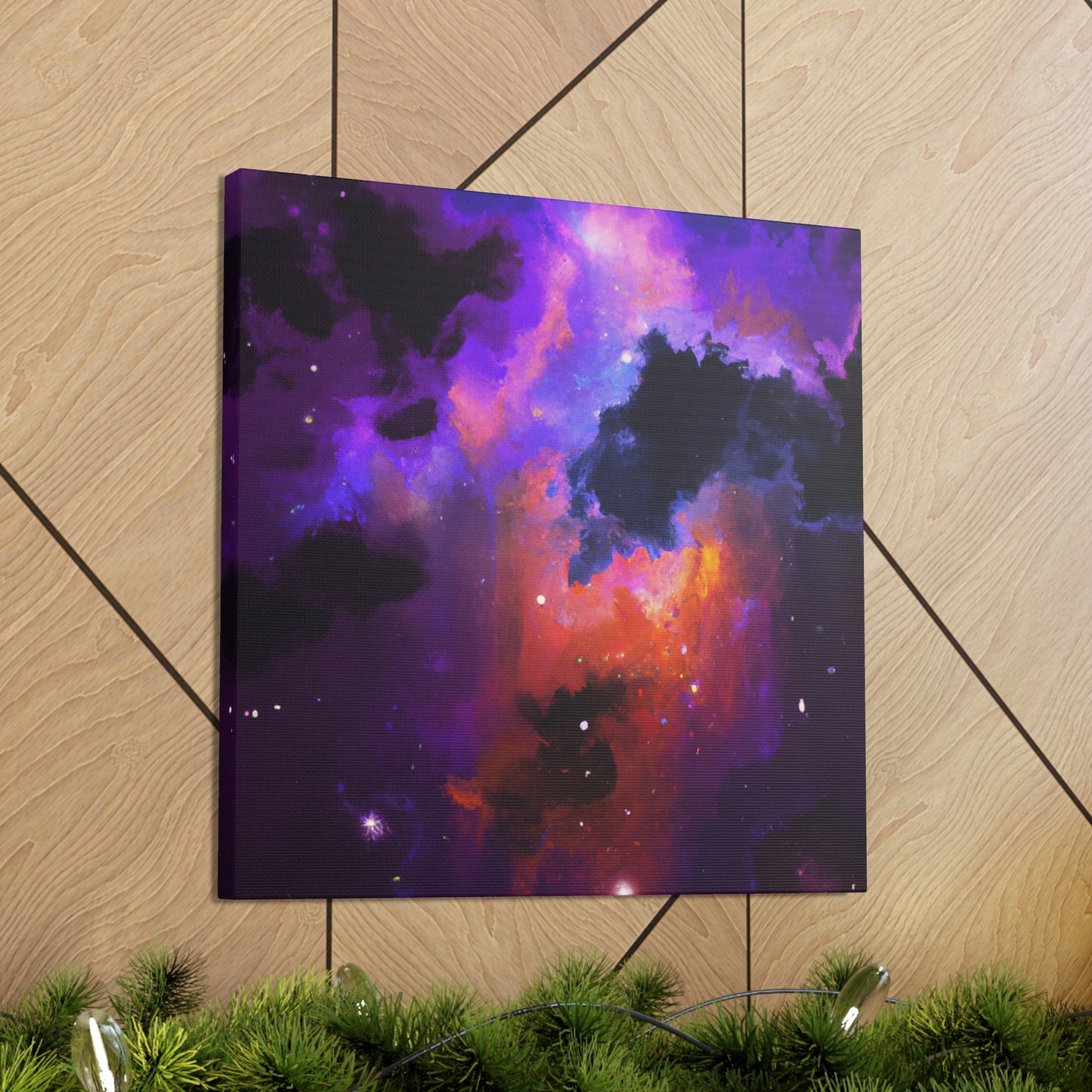 "A Cosmic Nebula Vision" - Canvas