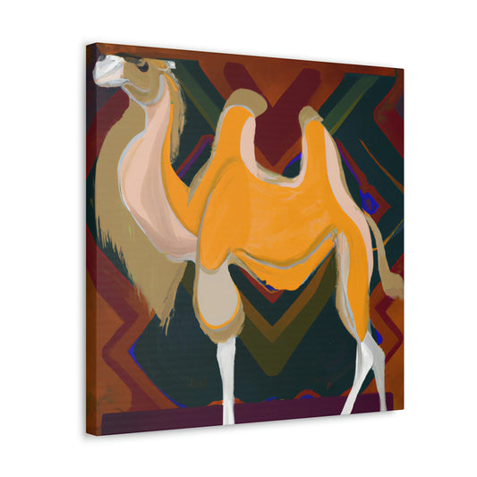 "Camel Oasis Reflection" - Canvas