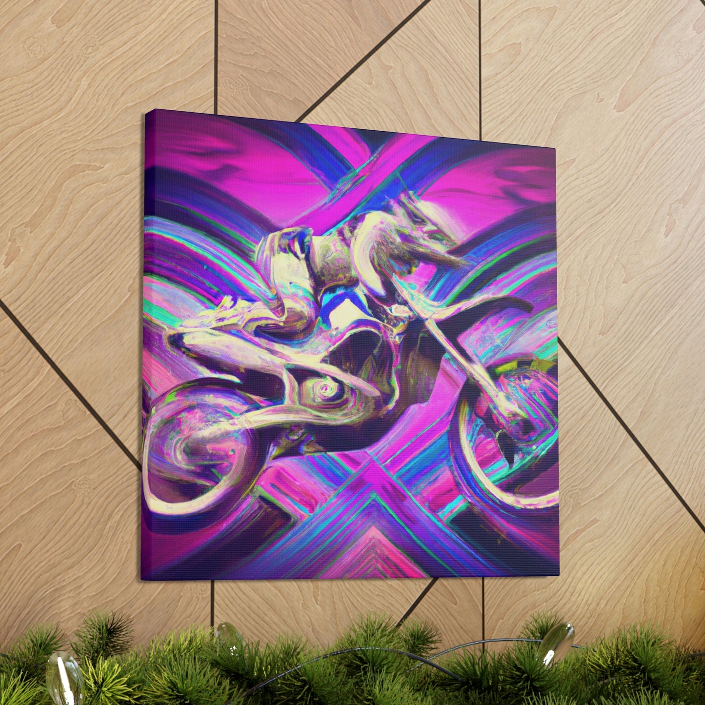 Motocross in Motion - Canvas