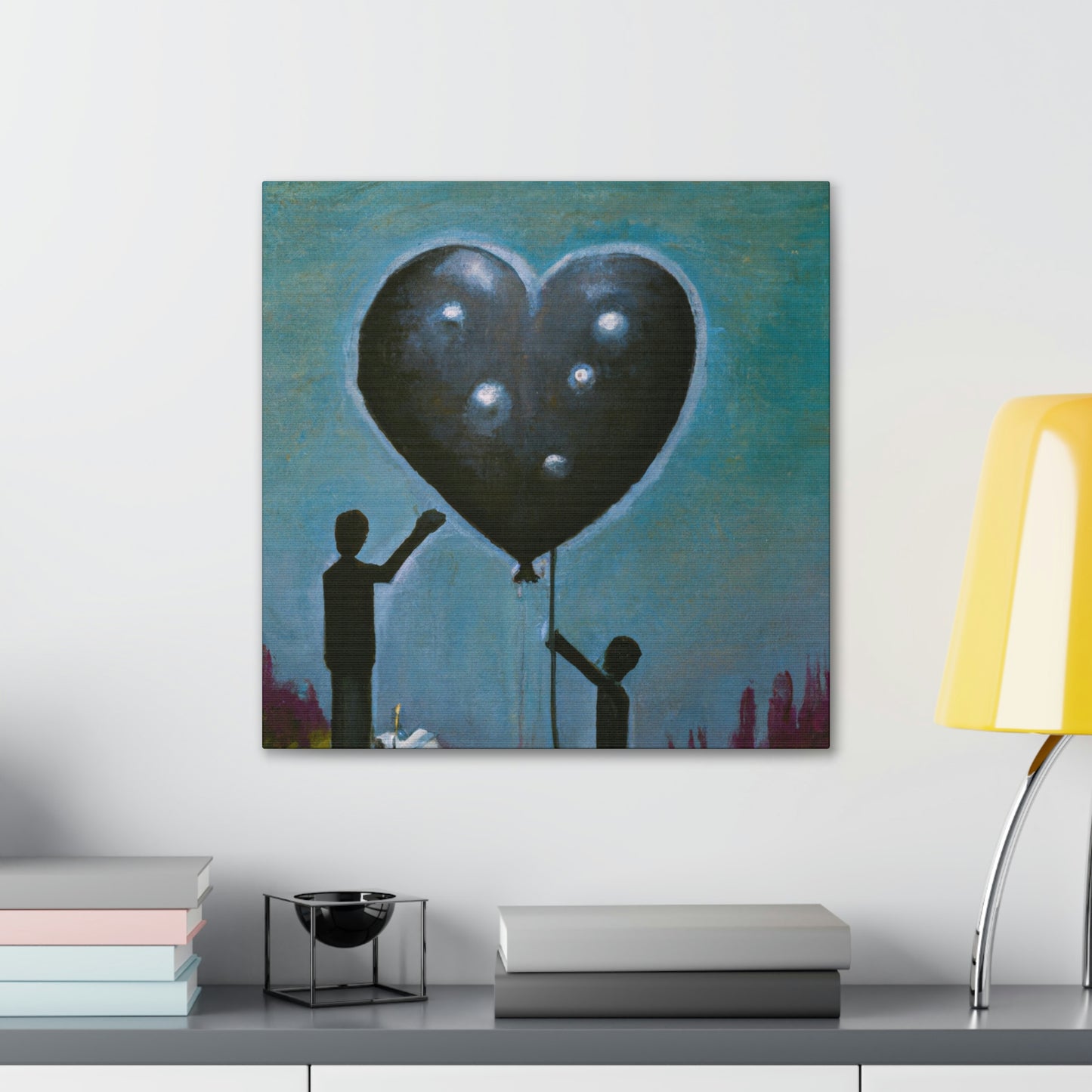 "Heart Floats Away Dreaming" - Canvas