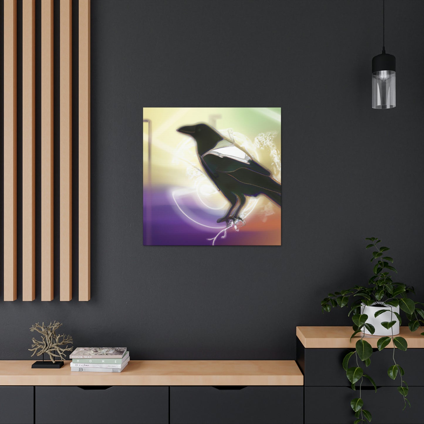 "Crows of the Big Apple" - Canvas