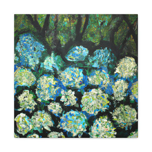 "Hydrangea Abstraction Bliss" - Canvas