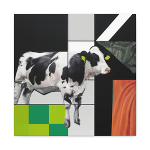 Cow's Lifelike Lament - Canvas