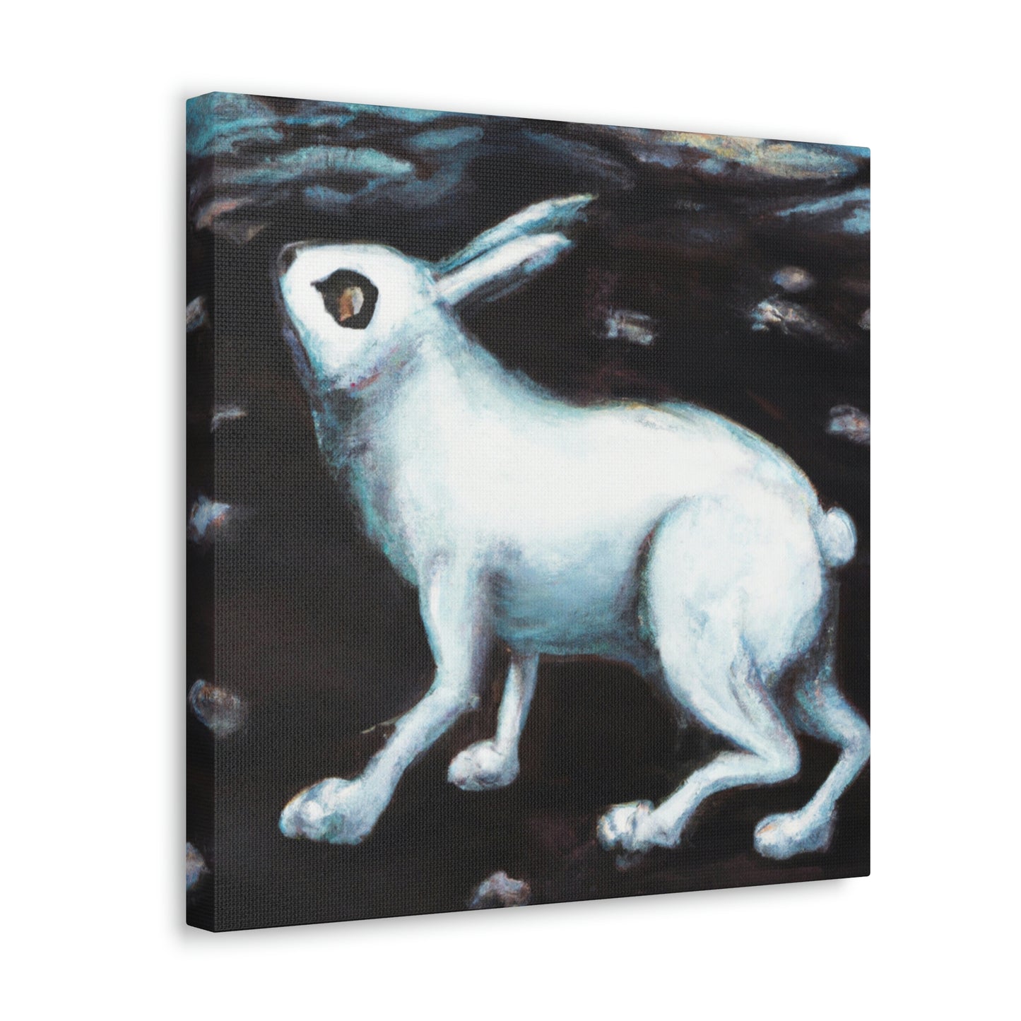 "Arctic Hare in Snow" - Canvas