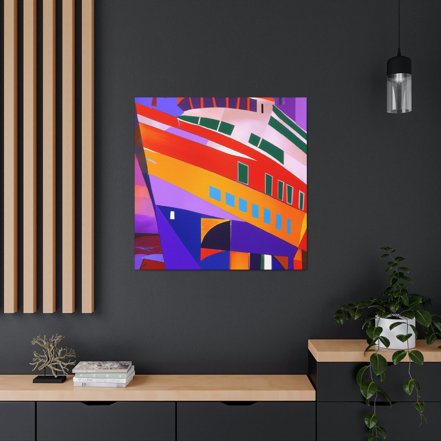 Ferry of the Roaring Twenties. - Canvas