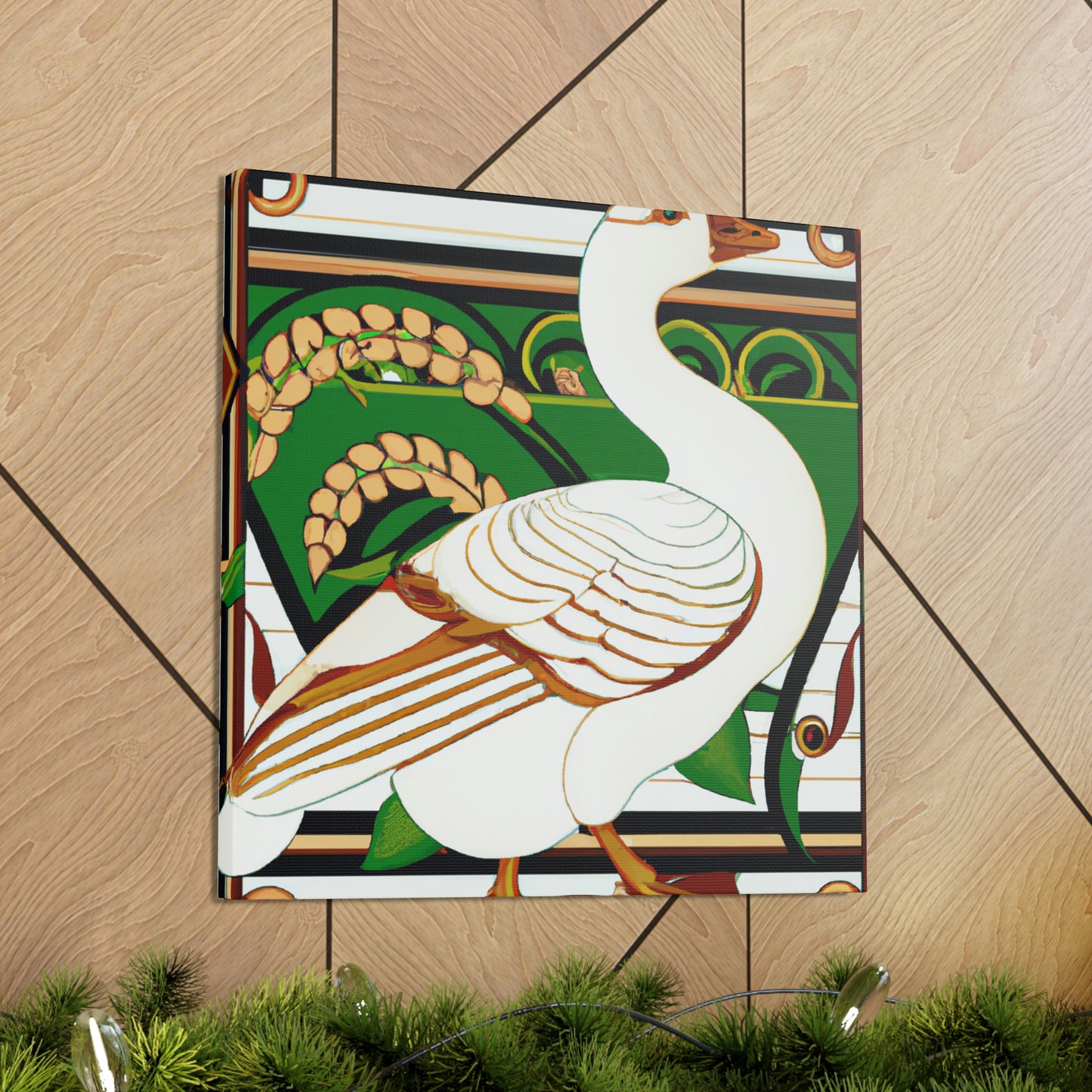 "Goose of Art Nouveau" - Canvas