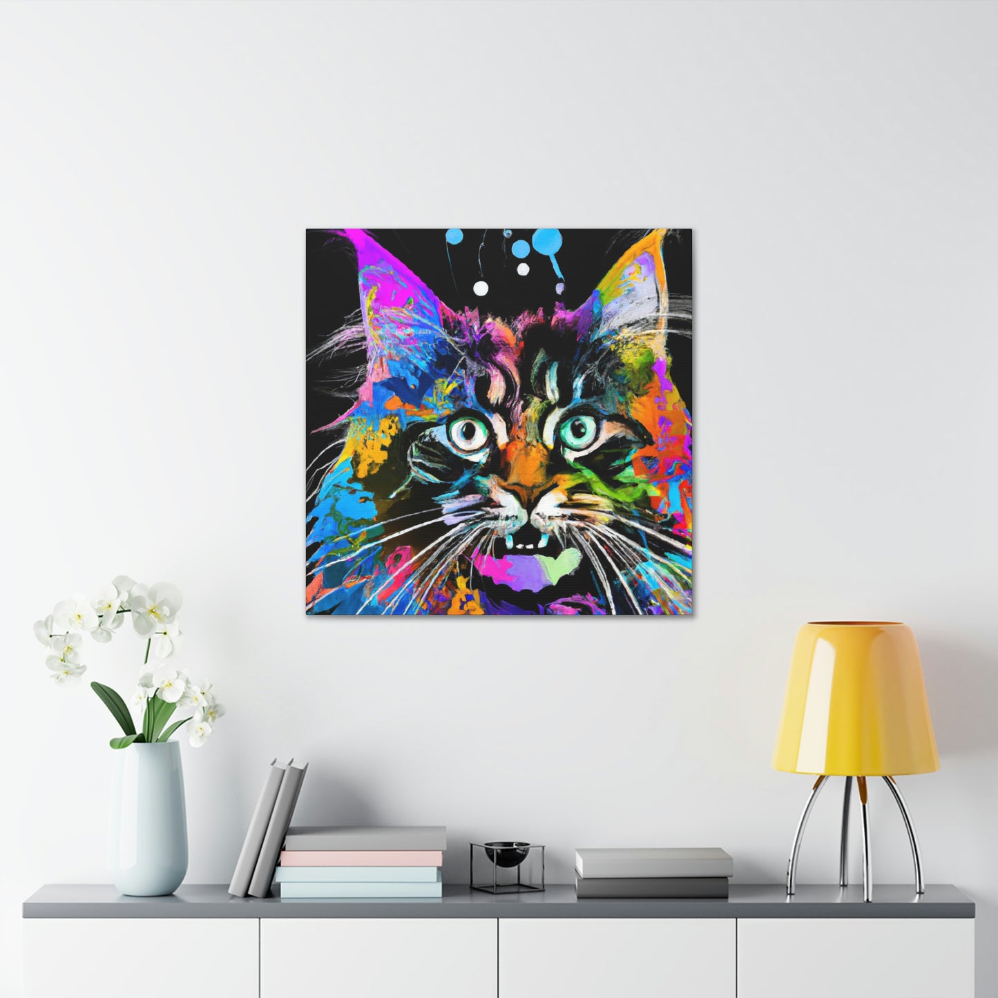 "Maine Coon Pop Art" - Canvas