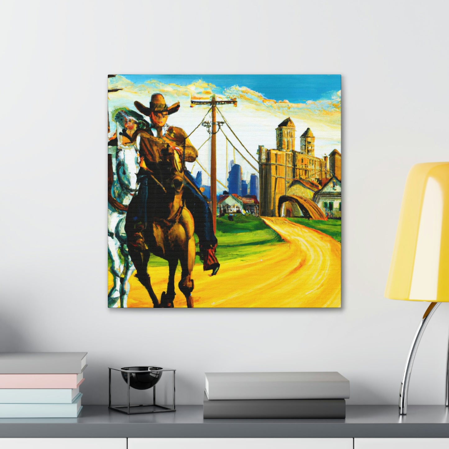 Frontier Town Splendor - Canvas