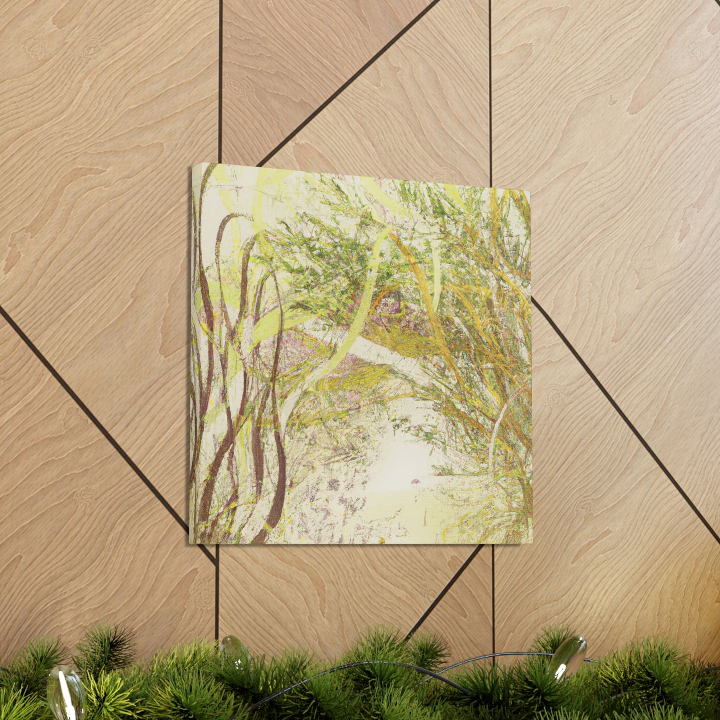 Willow Tree Abstracted - Canvas