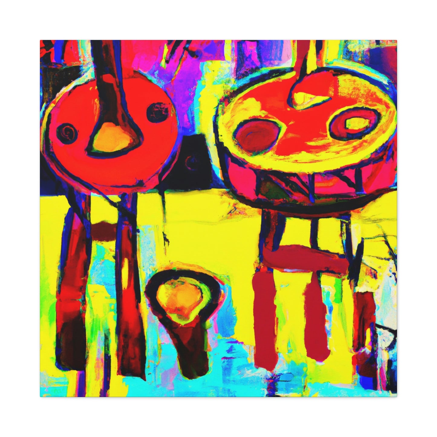 "Bongos in Abstraction" - Canvas