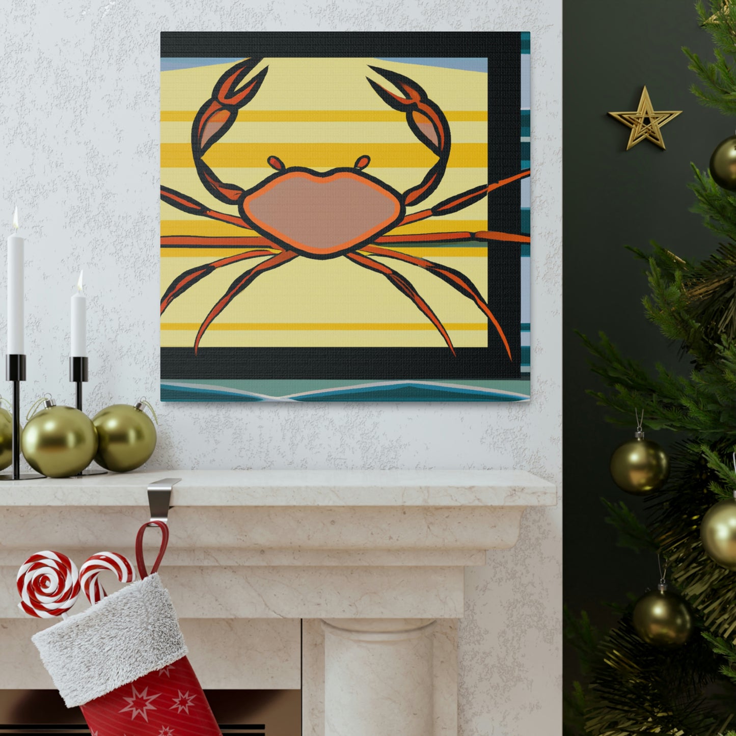 Crab in DecoGlamour - Canvas