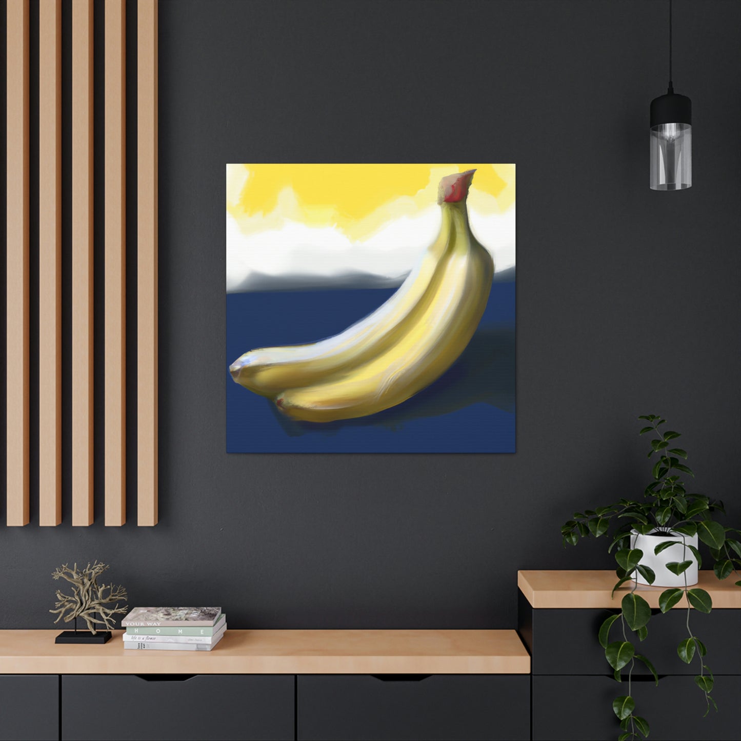 "Bananna's Neoclassical Delight" - Canvas