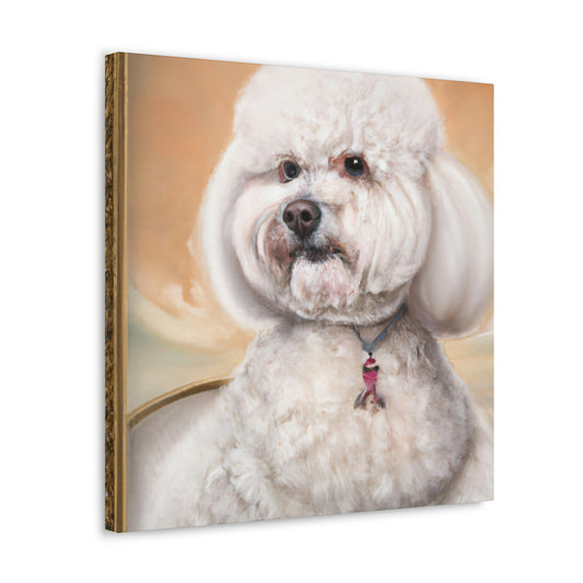 "Bichon Frise Graceful" - Canvas