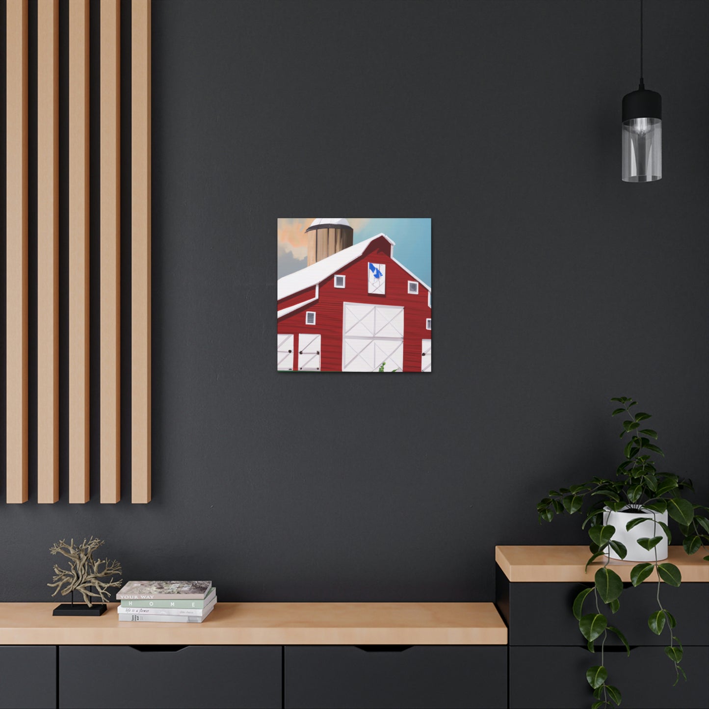 "Barn of Shining Gold" - Canvas