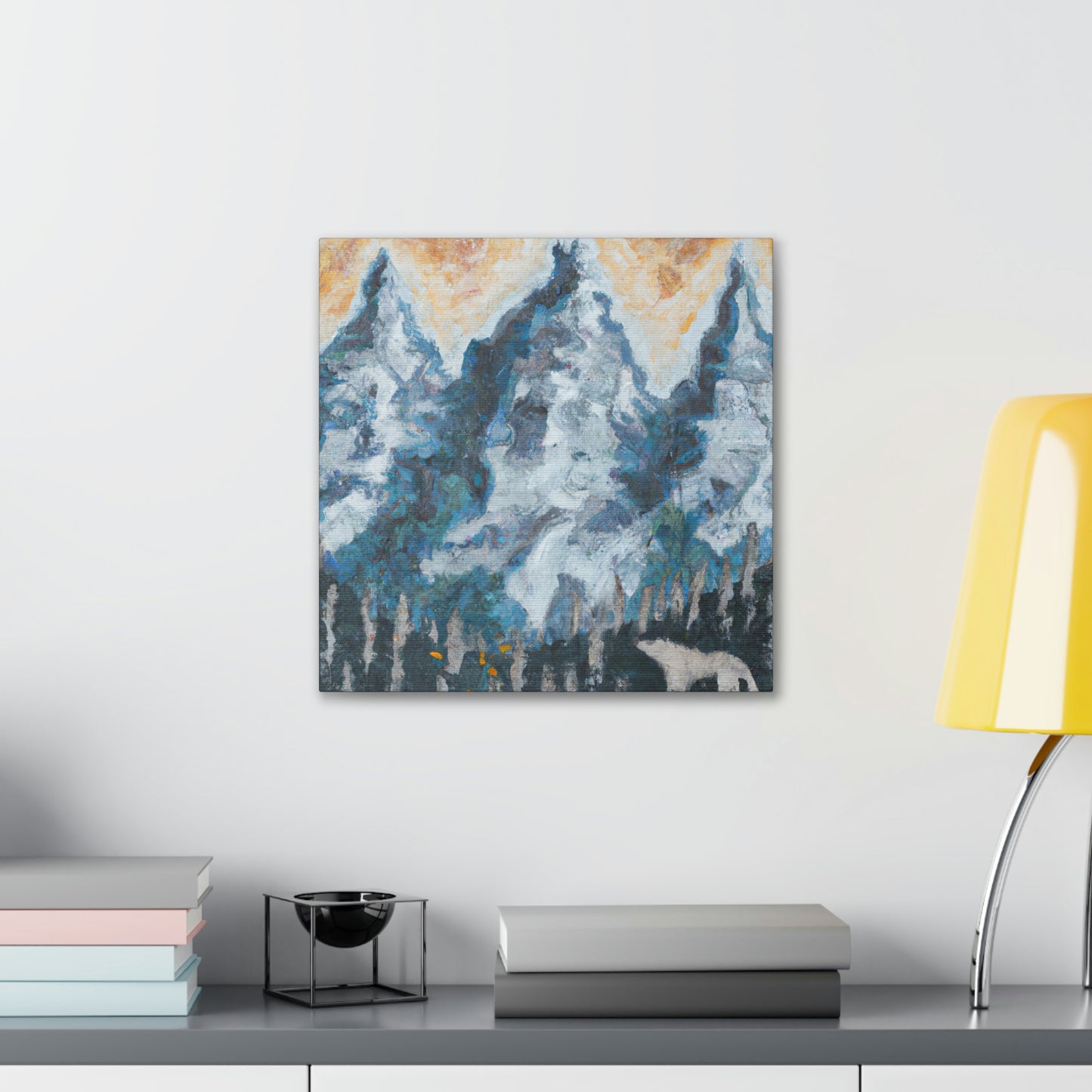 Wolf in the Woods - Canvas