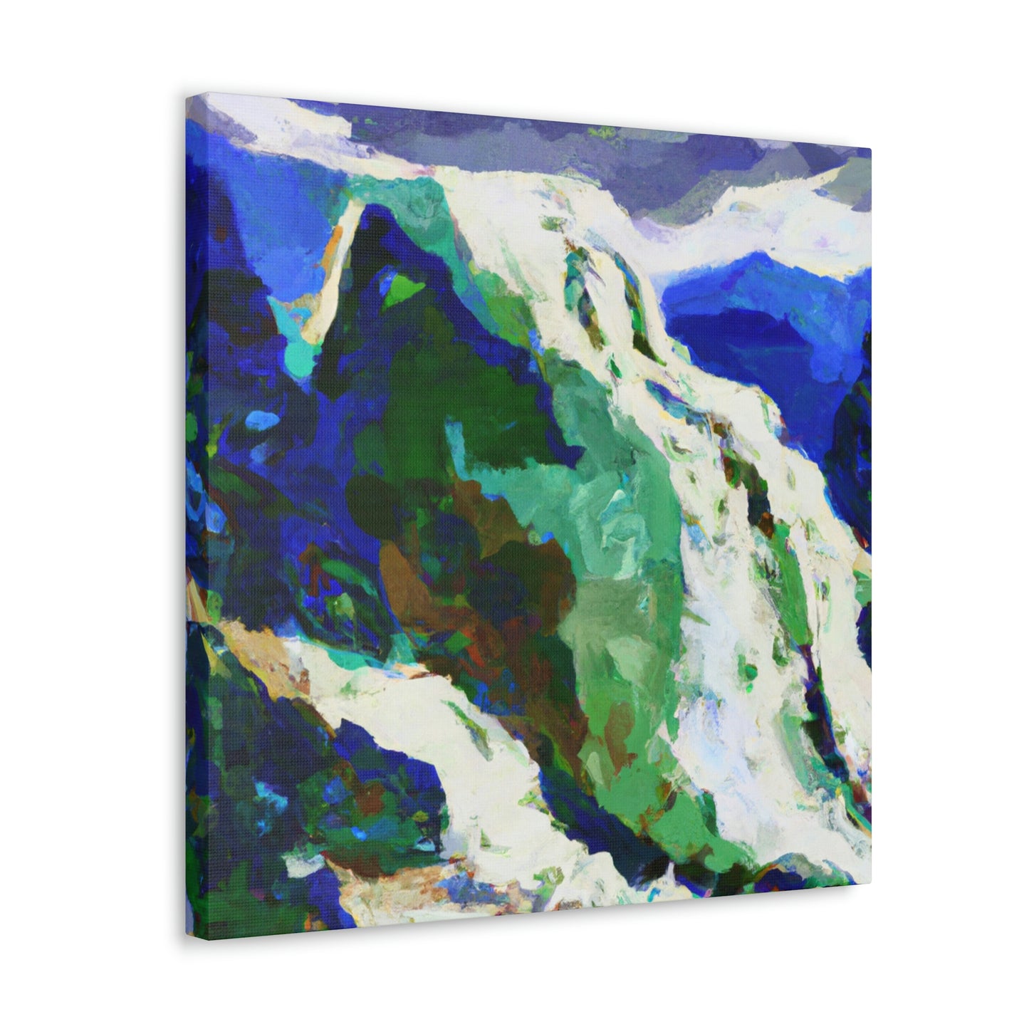 Frozen Glacier Sunset - Canvas