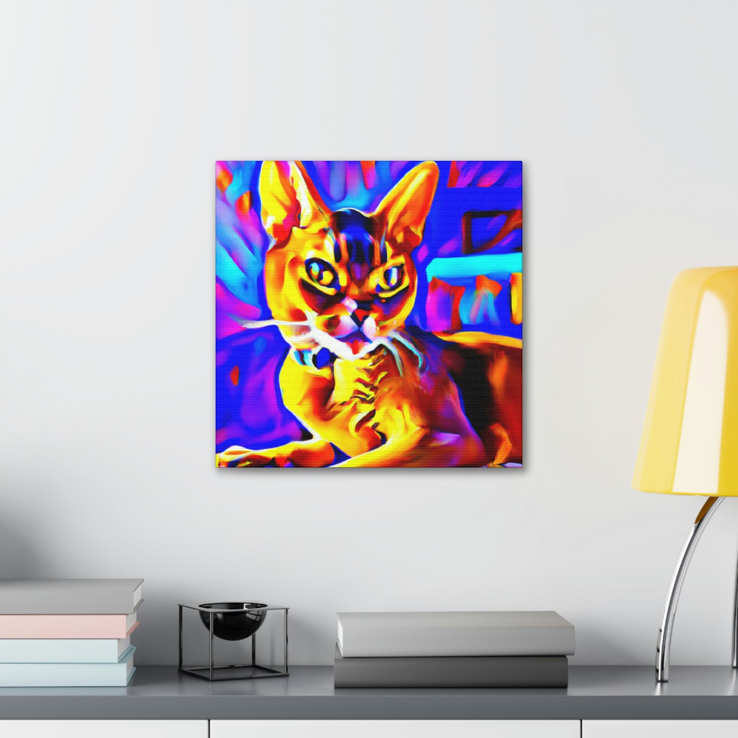 Abyssinian Pop Splendor - Canvas