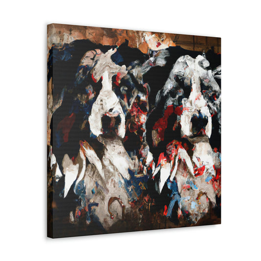 Australian Shepherd Retrospect. - Canvas