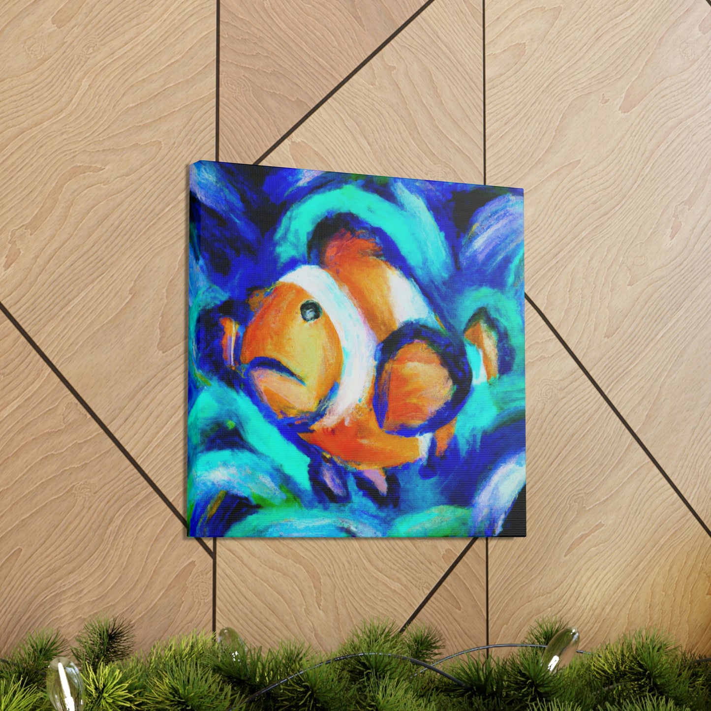 Clownfish in Expressionism - Canvas