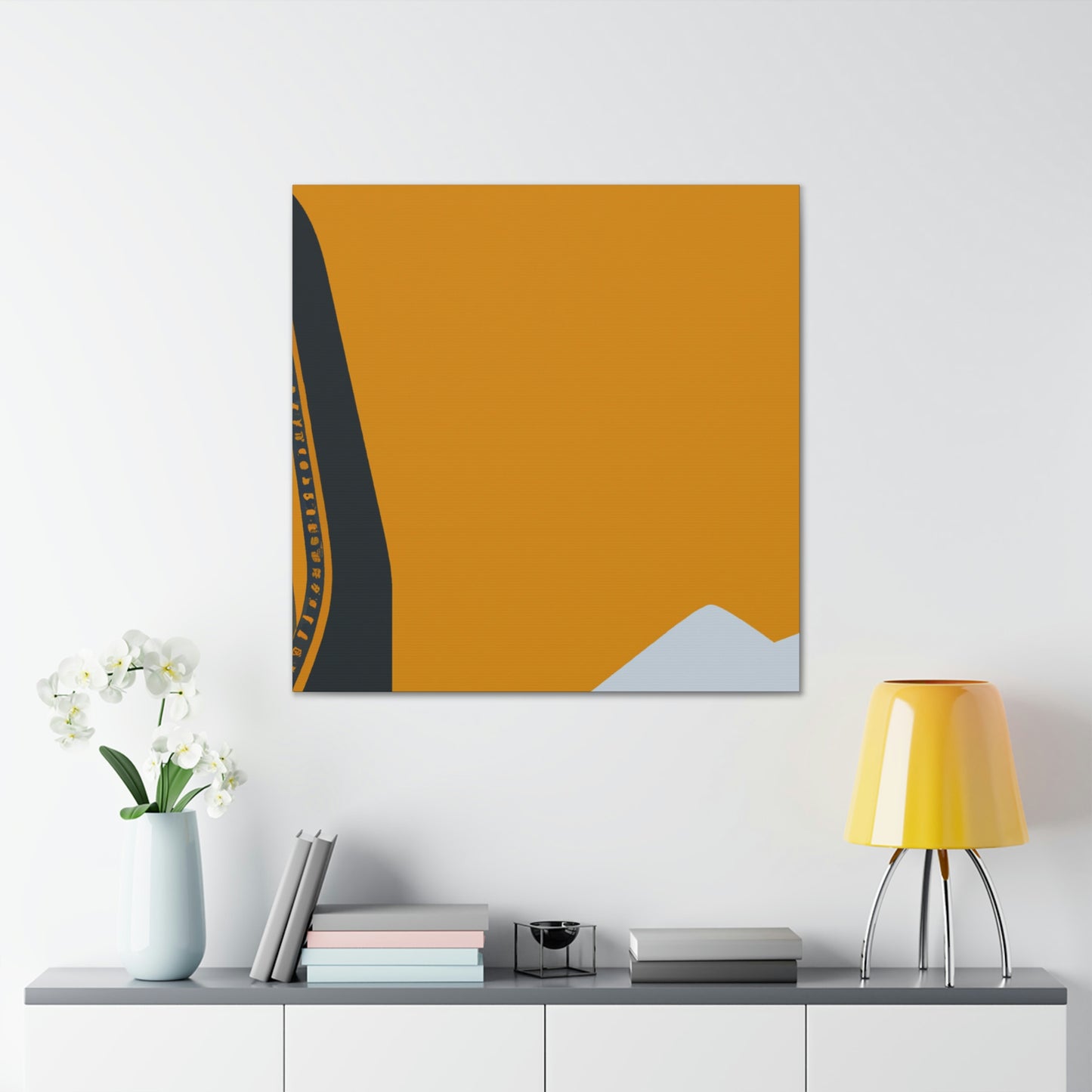 "Harp of Minimalism" - Canvas