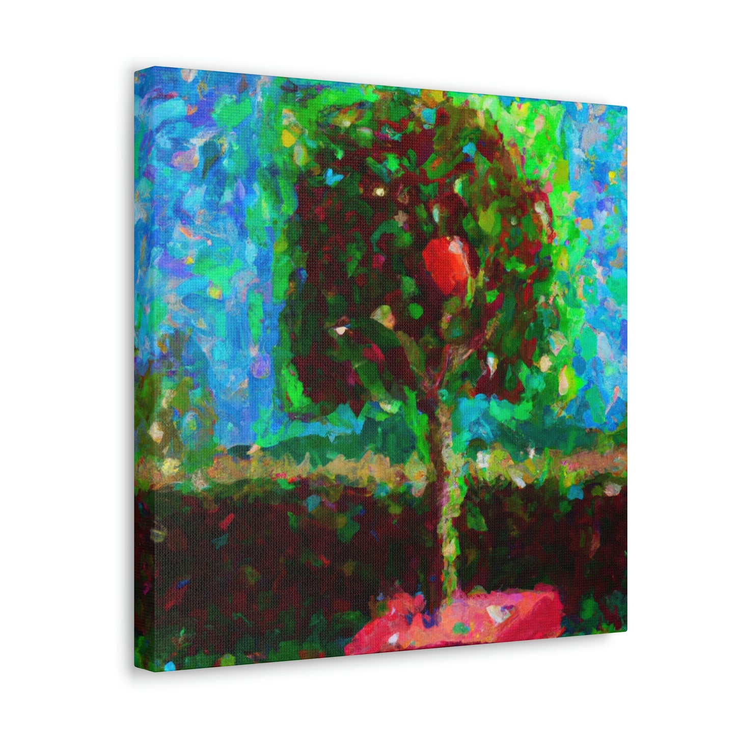 "Apple Tree Harvest Joy" - Canvas