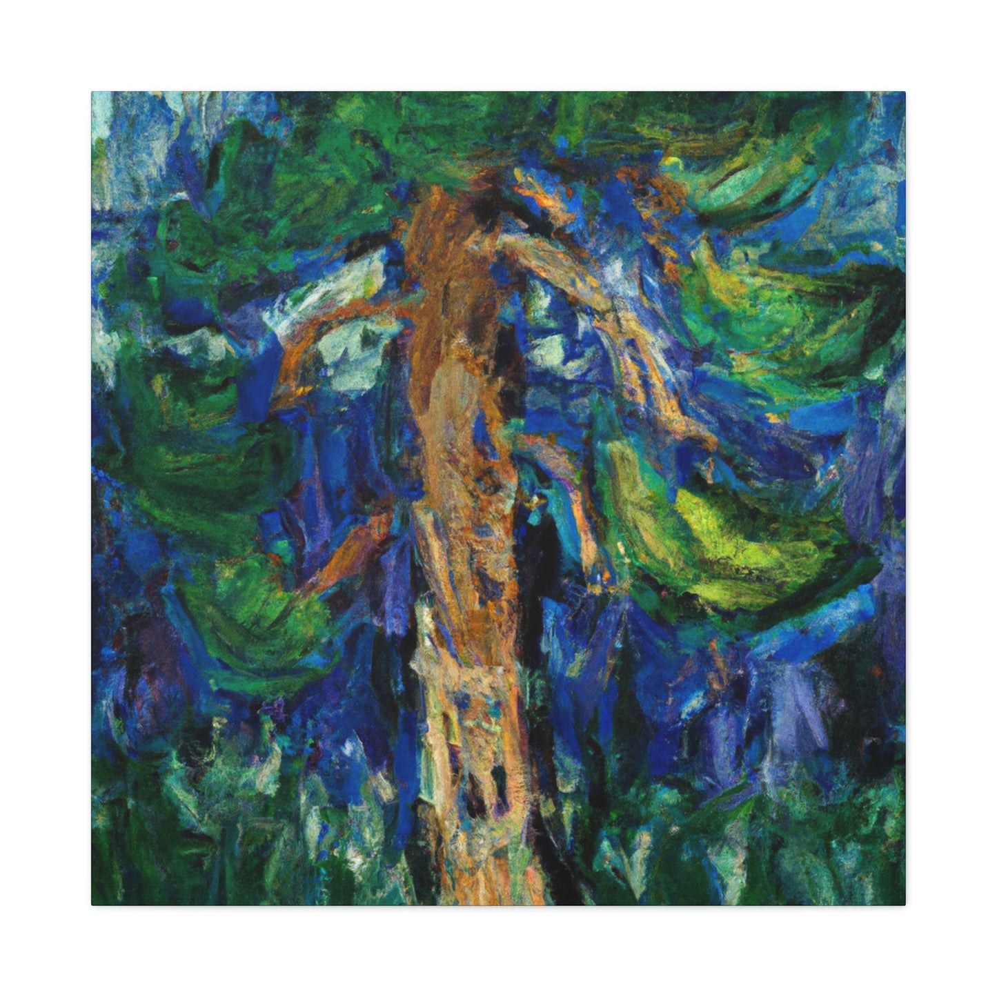 "Pine Tree Lyrical Magic" - Canvas