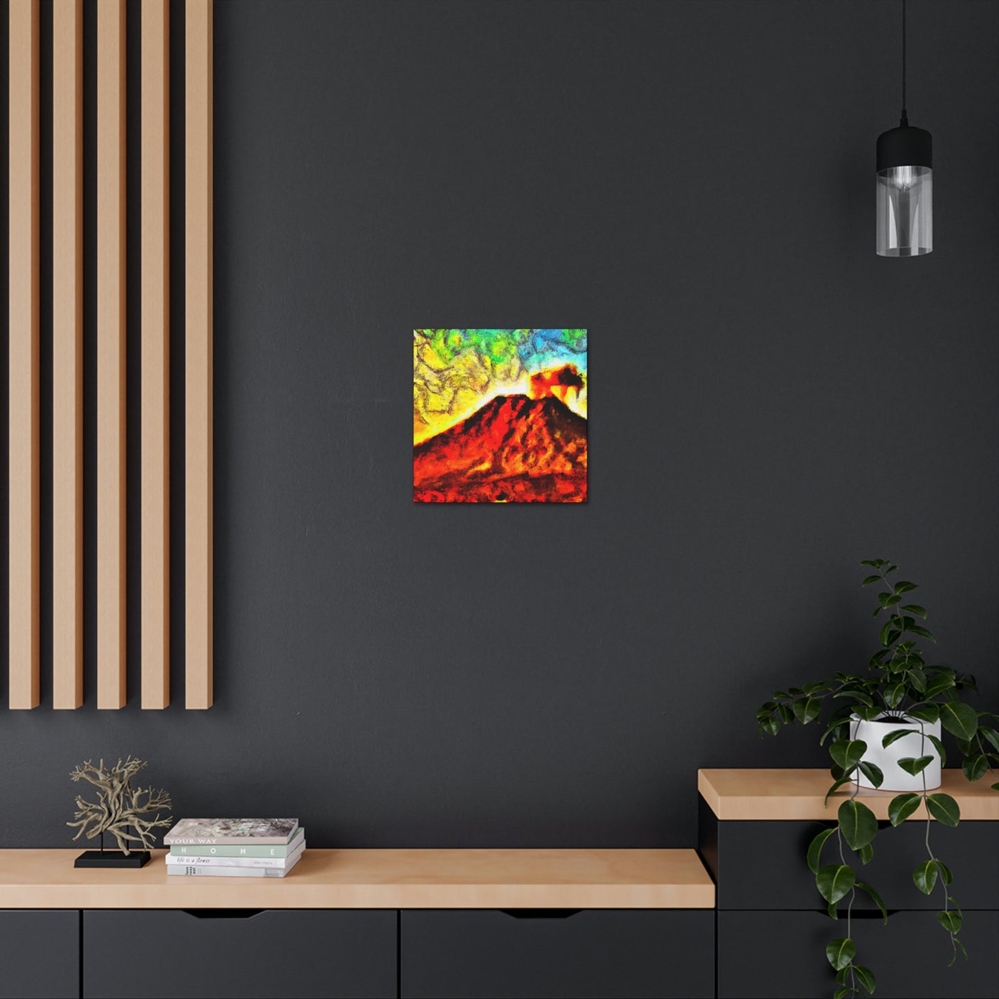 Volcanic Eruption Beauty - Canvas