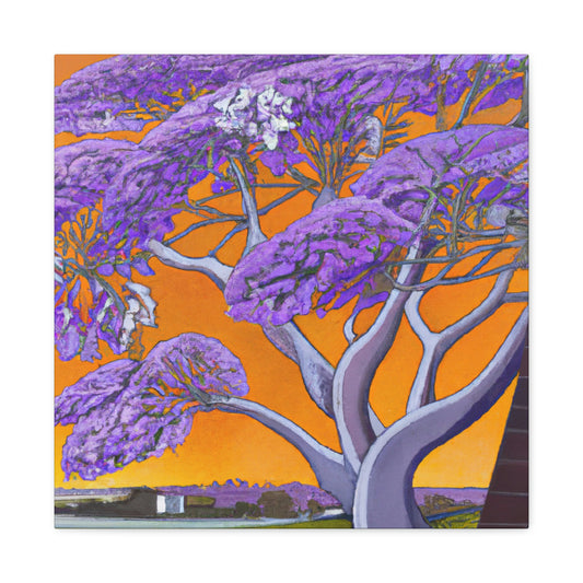 Jacaranda Sunburst Splendor - Canvas