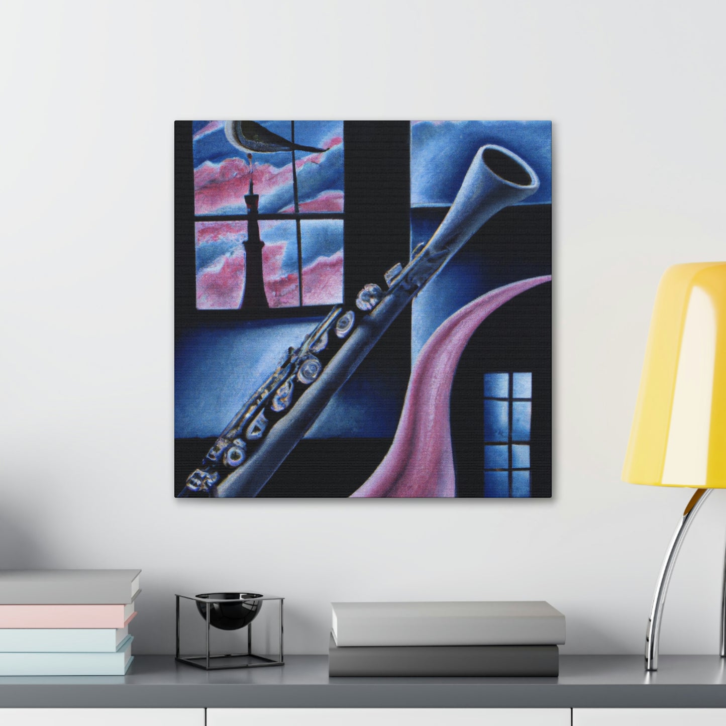 Clarinet in the Clouds - Canvas