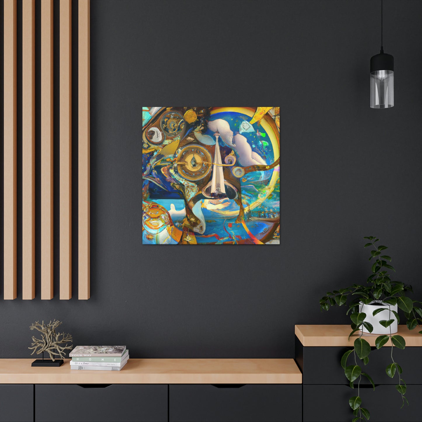 "Compass Awe Surreal" - Canvas