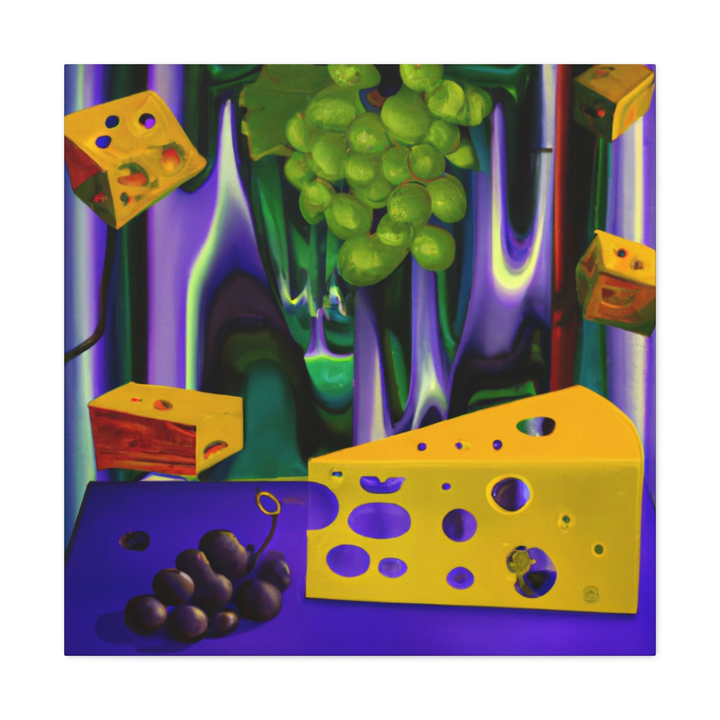 Cheese and Grapes Dream - Canvas