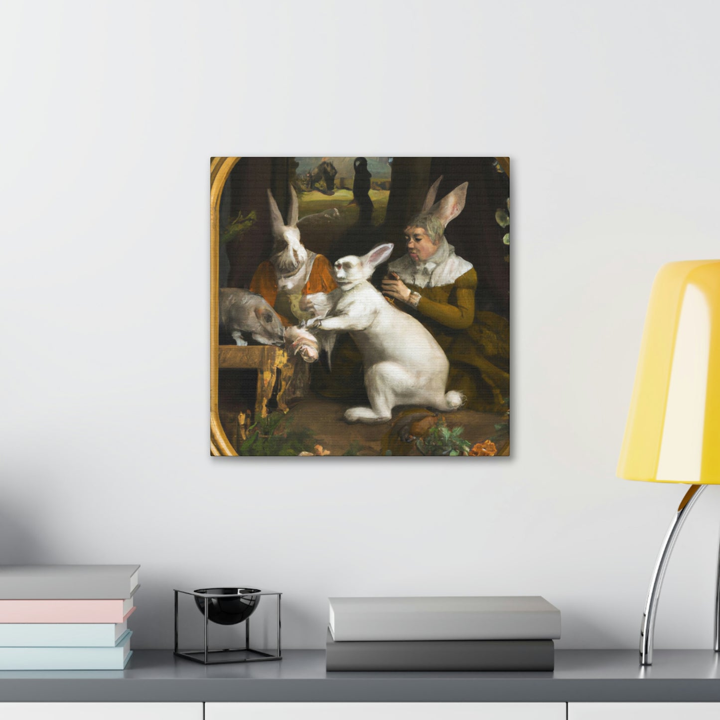 "Rabbit of the Renaissance" - Canvas