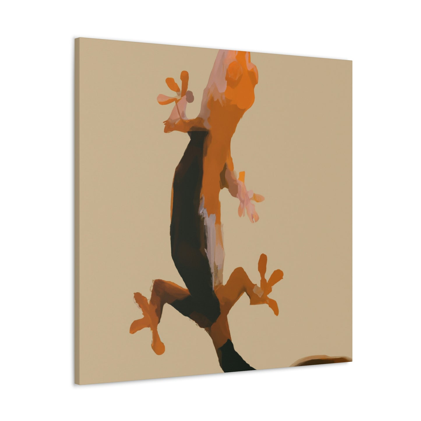 Crested Gecko Simplicity - Canvas