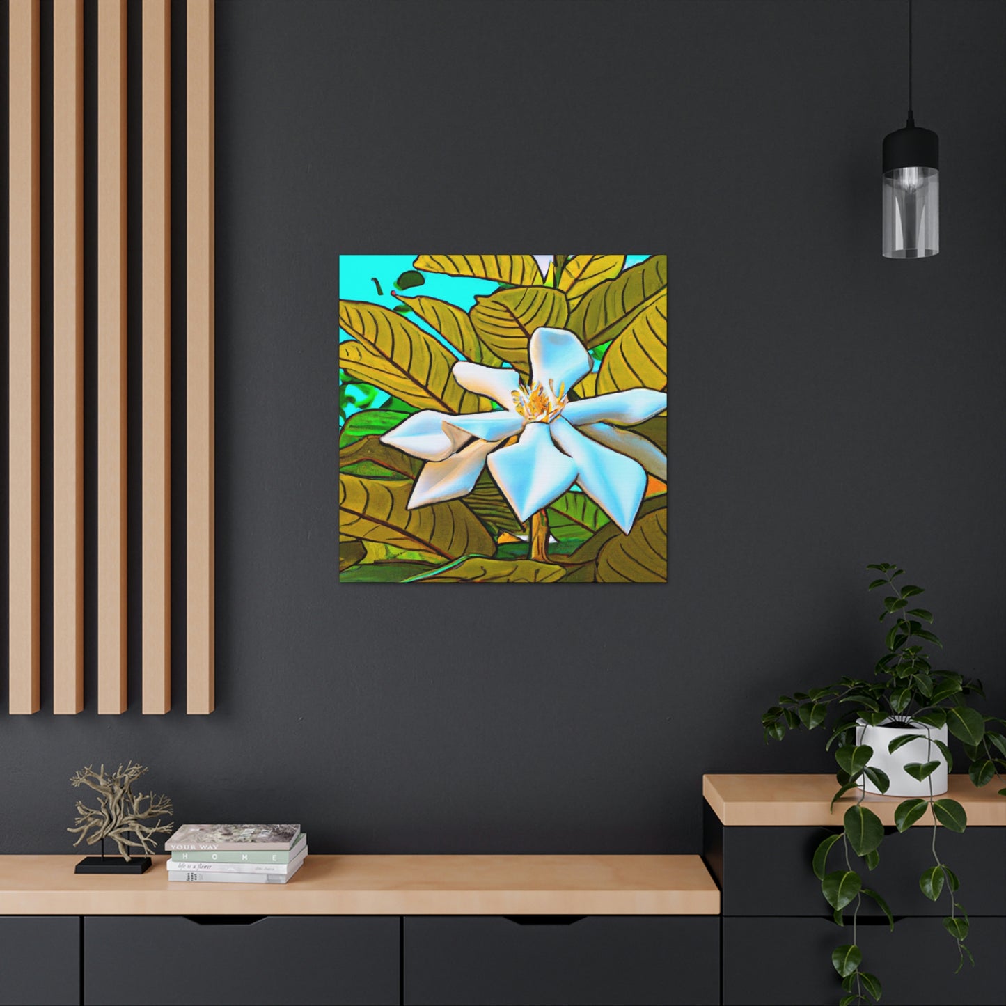 Gardenia Pop Pop Art - Canvas