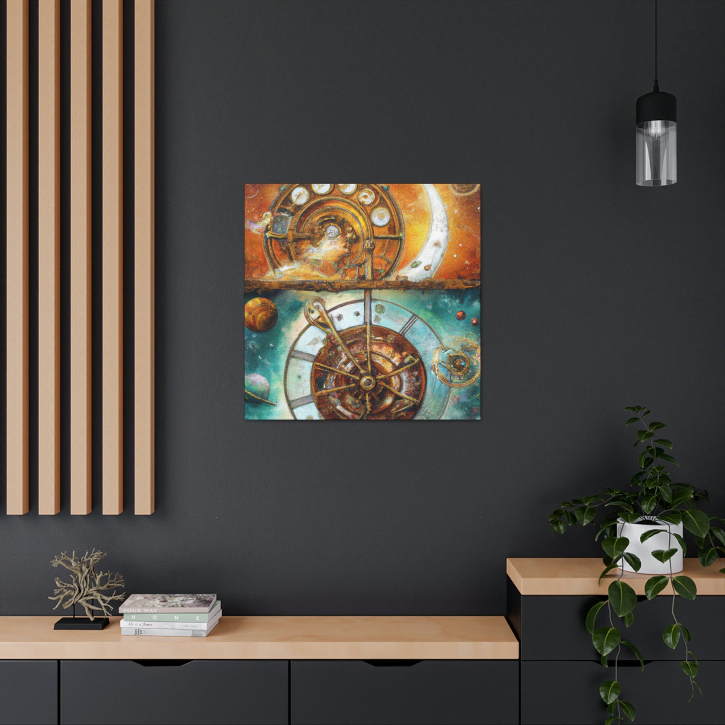 Galaxy Steampunk Dreaming - Canvas