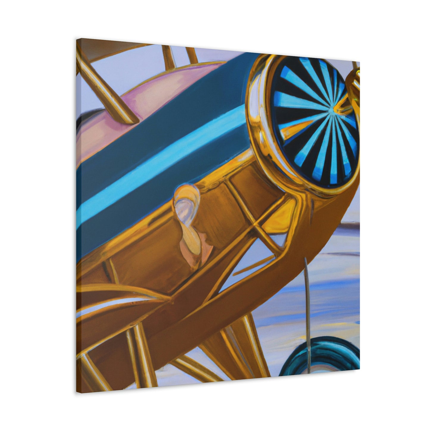 Vintage Airplane Fantasy - Canvas