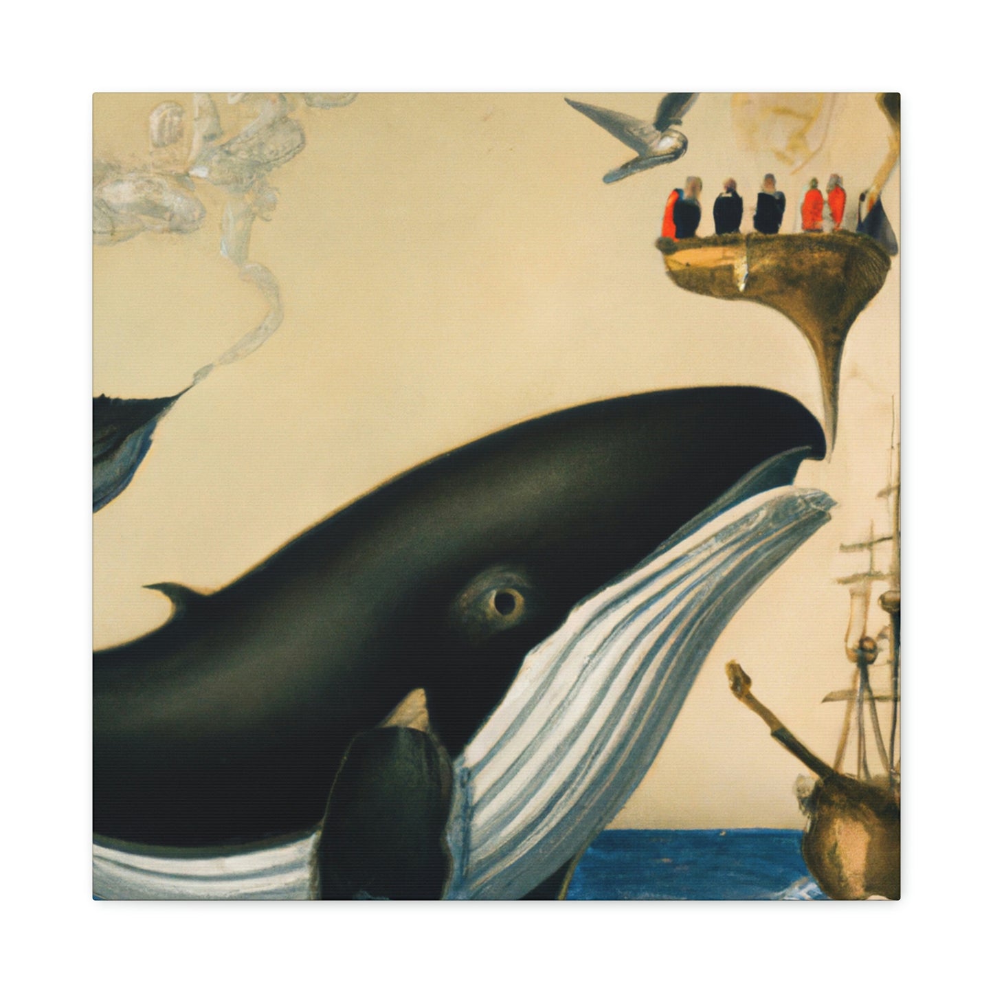 "Whale's Majestic Splendor" - Canvas