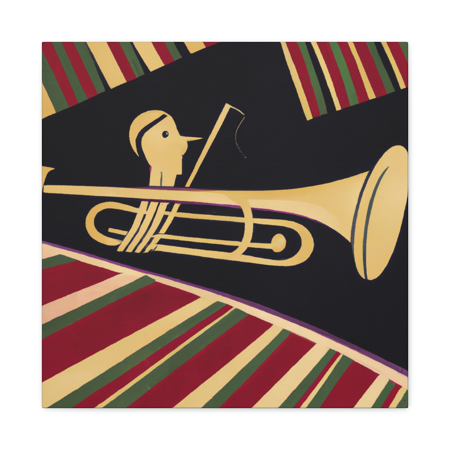 Resounding Jazz Trumpets - Canvas