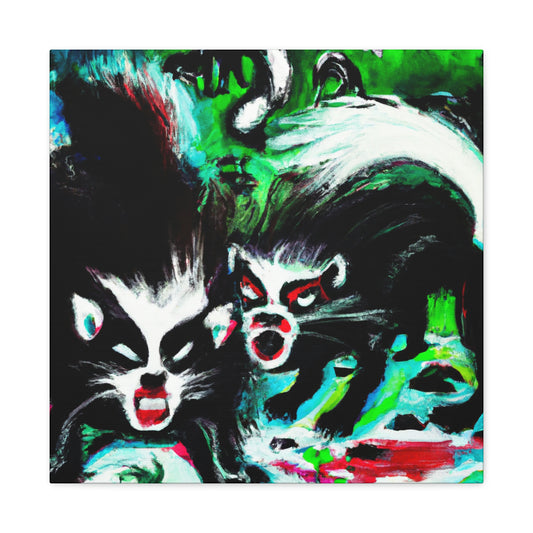 Skunks in Expressionism - Canvas