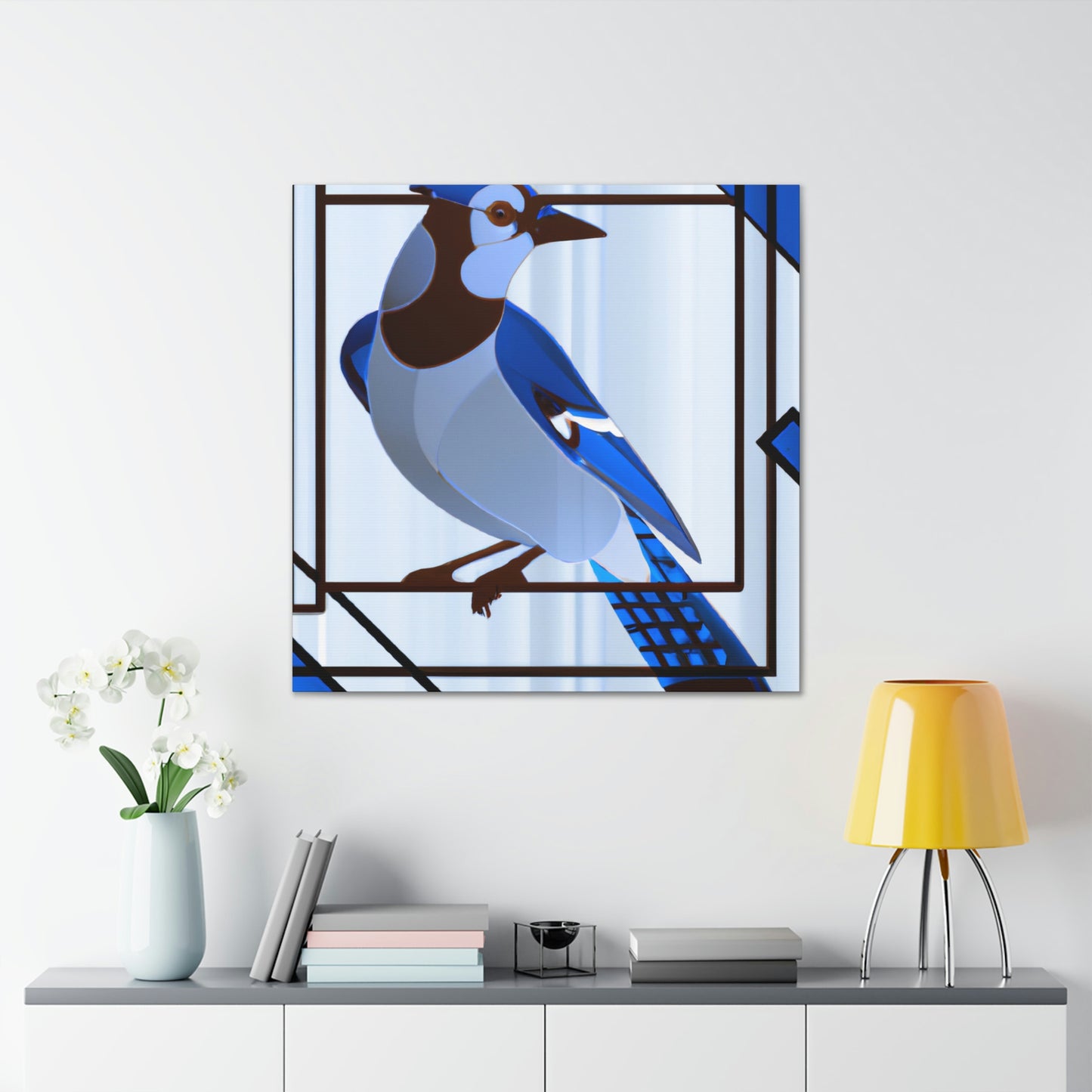 Blue Jay's Majesty - Canvas