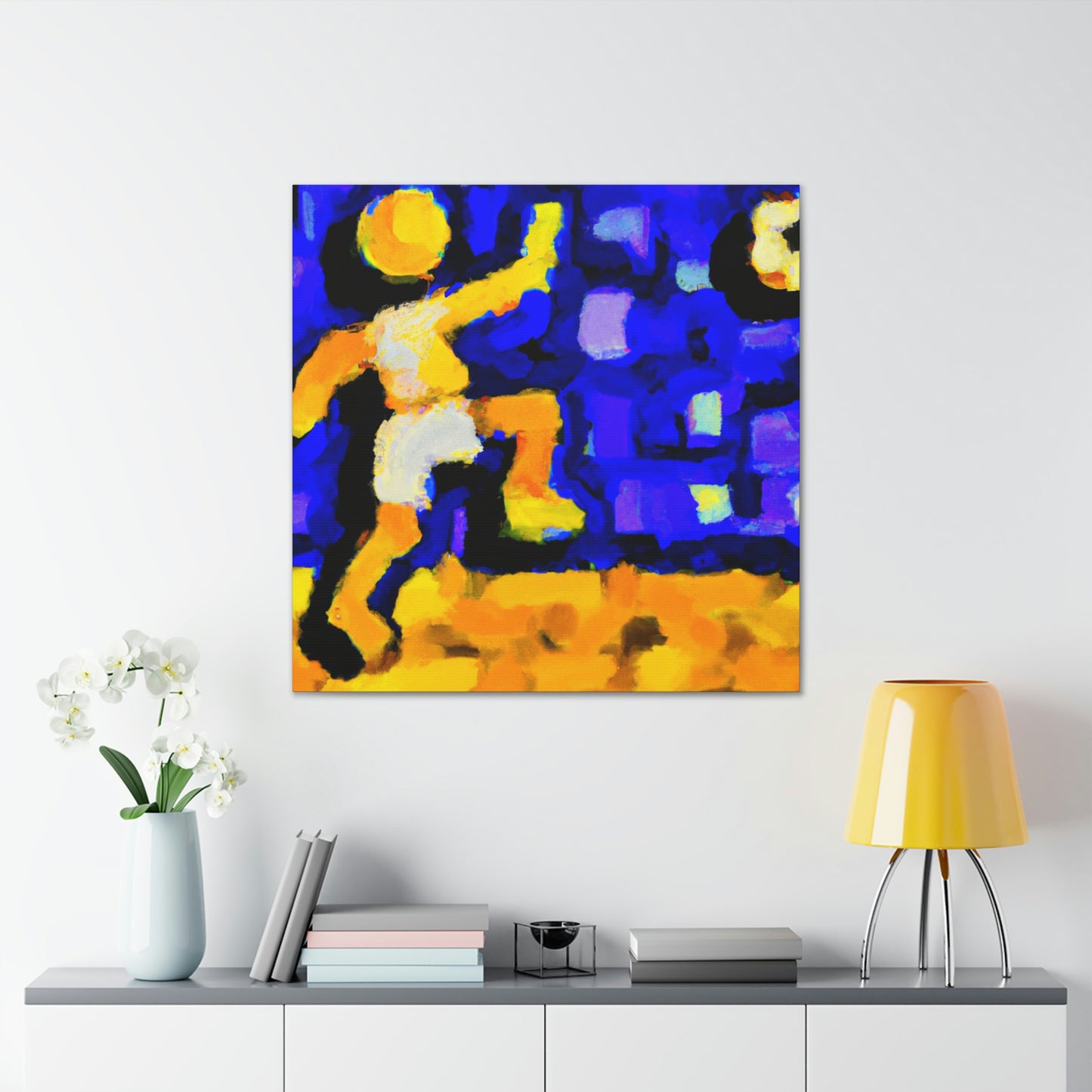 "Soccer in the Abstract" - Canvas