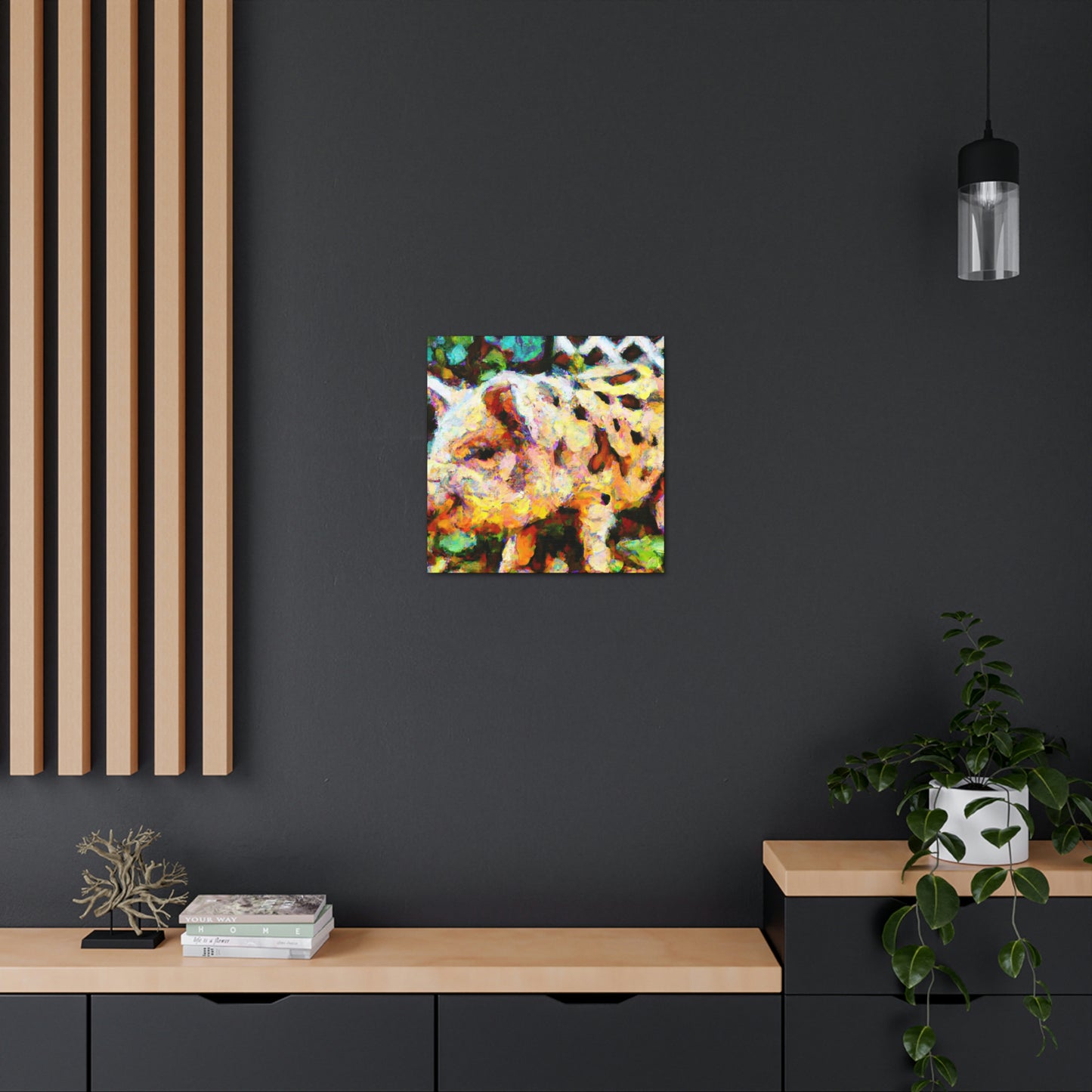 "Pig's Perception Ponderings" - Canvas