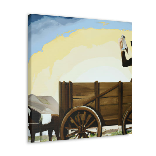 Old Cowpoke Memories - Canvas